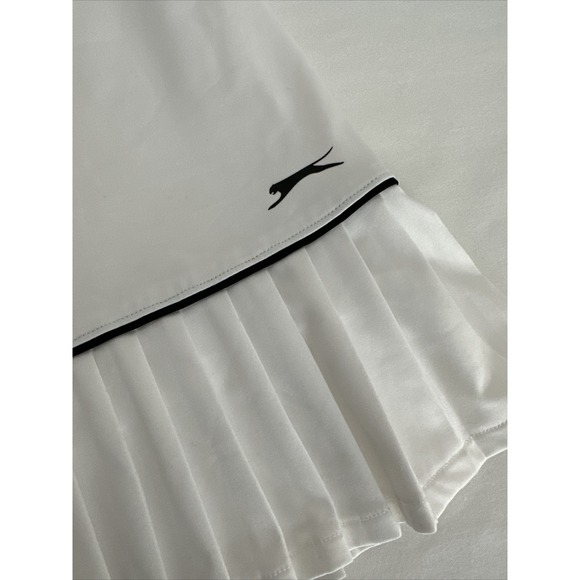 Slazenger Pull On A-Line Pleated Tennis Skirt Skort Women's Large White (Shorts) - Picture 3 of 12